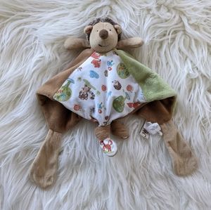 3/$15 - Maison Chic Hedgehog Baby Lovey Security Blanket